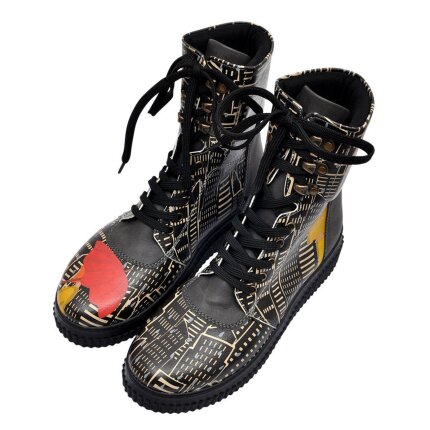 Bunte Boots mit schönen Motiven und kreativen Designs - Dogo Future Boots - Rain in the City im DOGO Onlineshop bestellen!