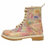 Bunte Boots mit schönen Motiven und kreativen...