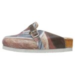 Bunte Hausschuhe mit schönen Motiven und kreativen...