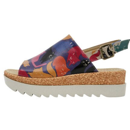 Bunte Sandalen mit schönen Motiven und kreativen Designs - DOGO Gigi - Clowder im DOGO Onlineshop bestellen!