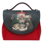 Bunte Taschen mit schönen Motiven und kreativen...