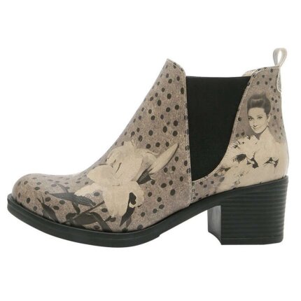 Bunte Boots mit schönen Motiven und kreativen Designs - DOGO Eve Boots - Black Dress im DOGO Onlineshop bestellen!