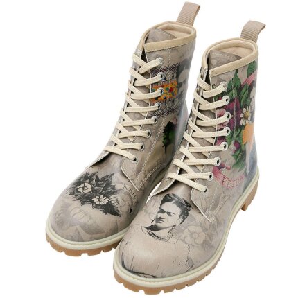Bunte Boots mit schönen Motiven und kreativen Designs - Dogo Boots - A Flower From The Past im DOGO Onlineshop bestellen!