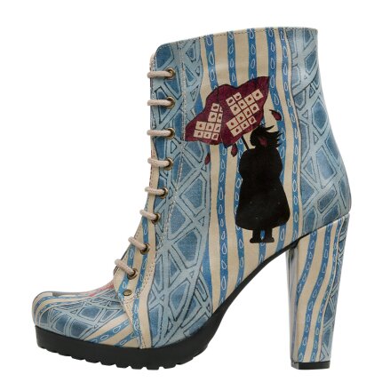 Bunte Stiefeletten mit schönen Motiven und kreativen Designs - DOGO Chloe - Rainy Day im DOGO Onlineshop bestellen!