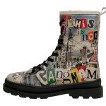Bunte Boots mit schönen Motiven und kreativen...
