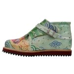 Bunte Boots mit schönen Motiven und kreativen...