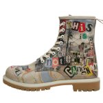 Bunte Boots mit schönen Motiven und kreativen...