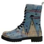 Bunte Boots mit schönen Motiven und kreativen...