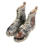 Bunte Boots mit schönen Motiven und kreativen...