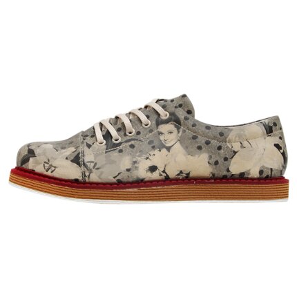 Bunte Halbschuhe mit schönen Motiven und kreativen Designs - Dogo BrokeS - Black Dress 36 im DOGO Onlineshop bestellen!